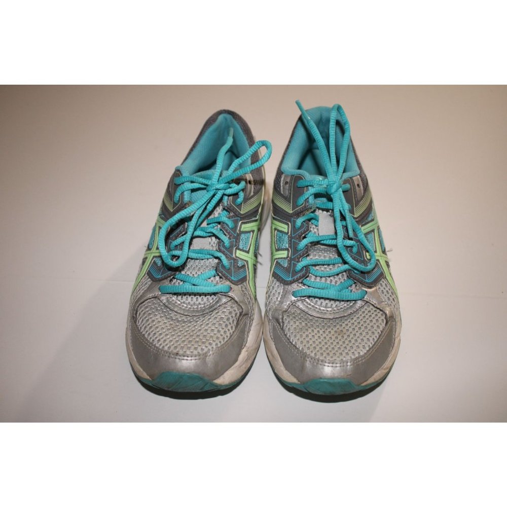ASICS gel- Contend 3 (t5f9n) grey blue green womens size 7 running walking